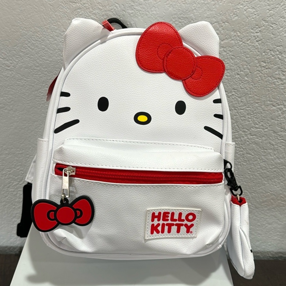 Hello Kitty Mini Backpack Faux Leather